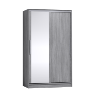 Шкафы-купе 2-х дверные, Шкаф-купе 2-дв  Strike 1200 зеркало/лдсп  (в2105*ш1232*г595)