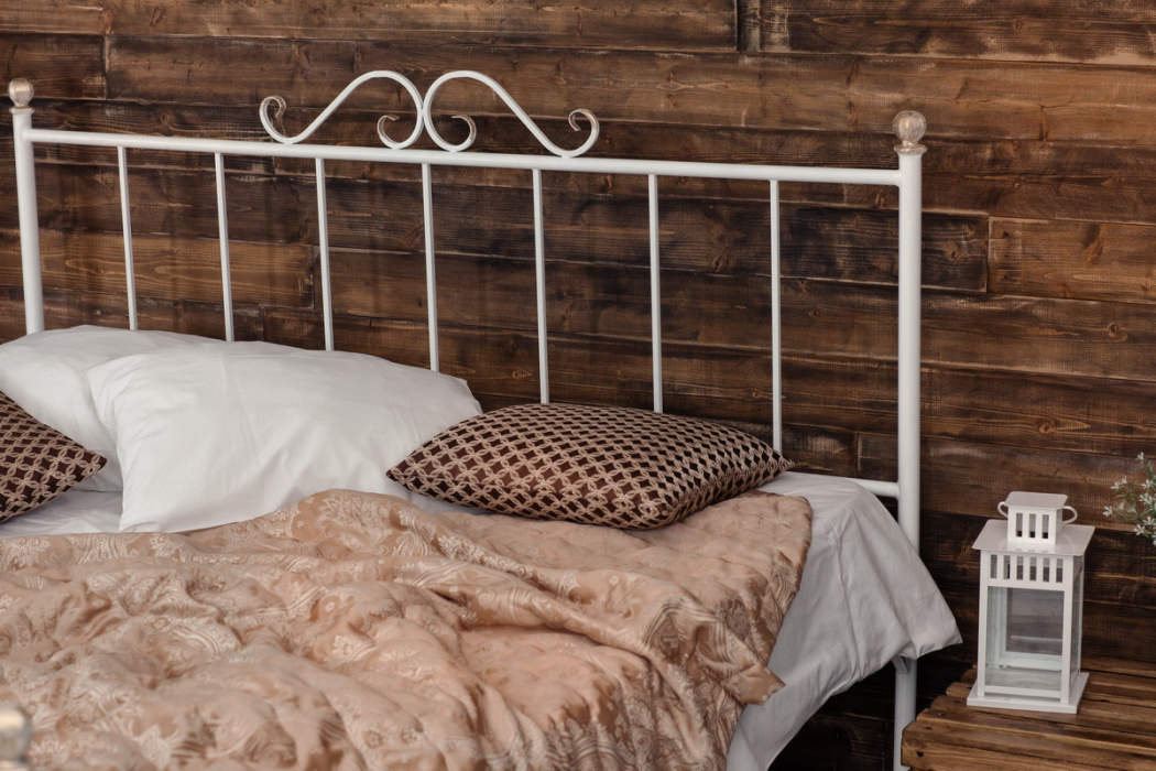 Кованые кровати, Кованая кровать Оливия 1.8 с двумя спинками