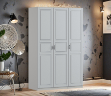 Для одежды, Шкаф трехдверный Макс 1500 мм, вариант №2 (ЛДСП/МДФ)