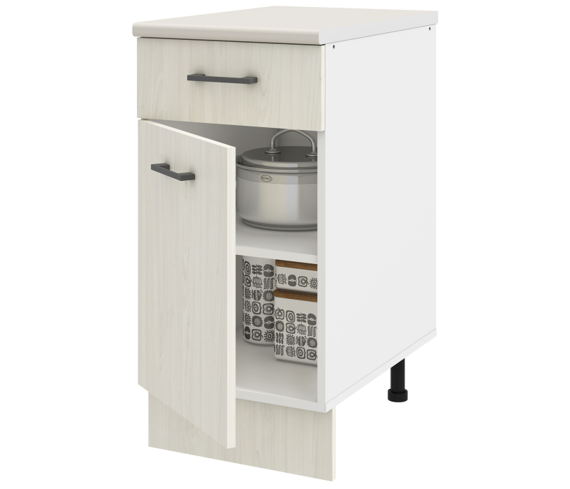 Напольные, Шкаф напольный со столешницей с 1-м ящиком 40 см Иола