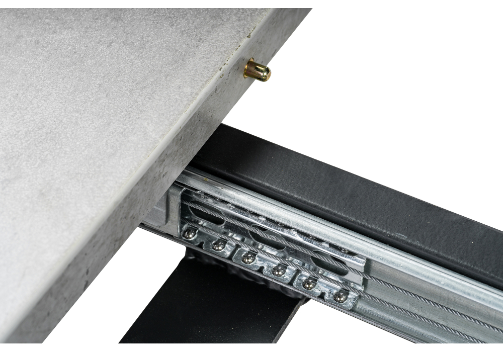 Обеденные столы, Стол деревянный раскладной Лота Лофт 120 25 мм (матовый черный)