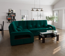 Диваны угловые в гостиную, Модульный диван Майами-3,микровелюр,антивандальная ткань,венеция