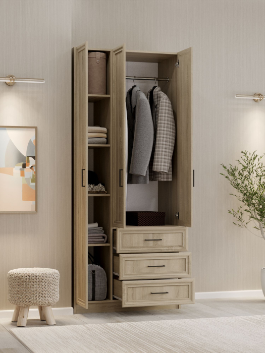 Для одежды, Шкаф распашной МДФ ШК-3/5