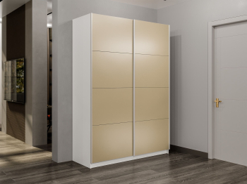 Шкаф-купе Прайм 2-х дверный Стекла фисташка/Доводчики 120х57х230