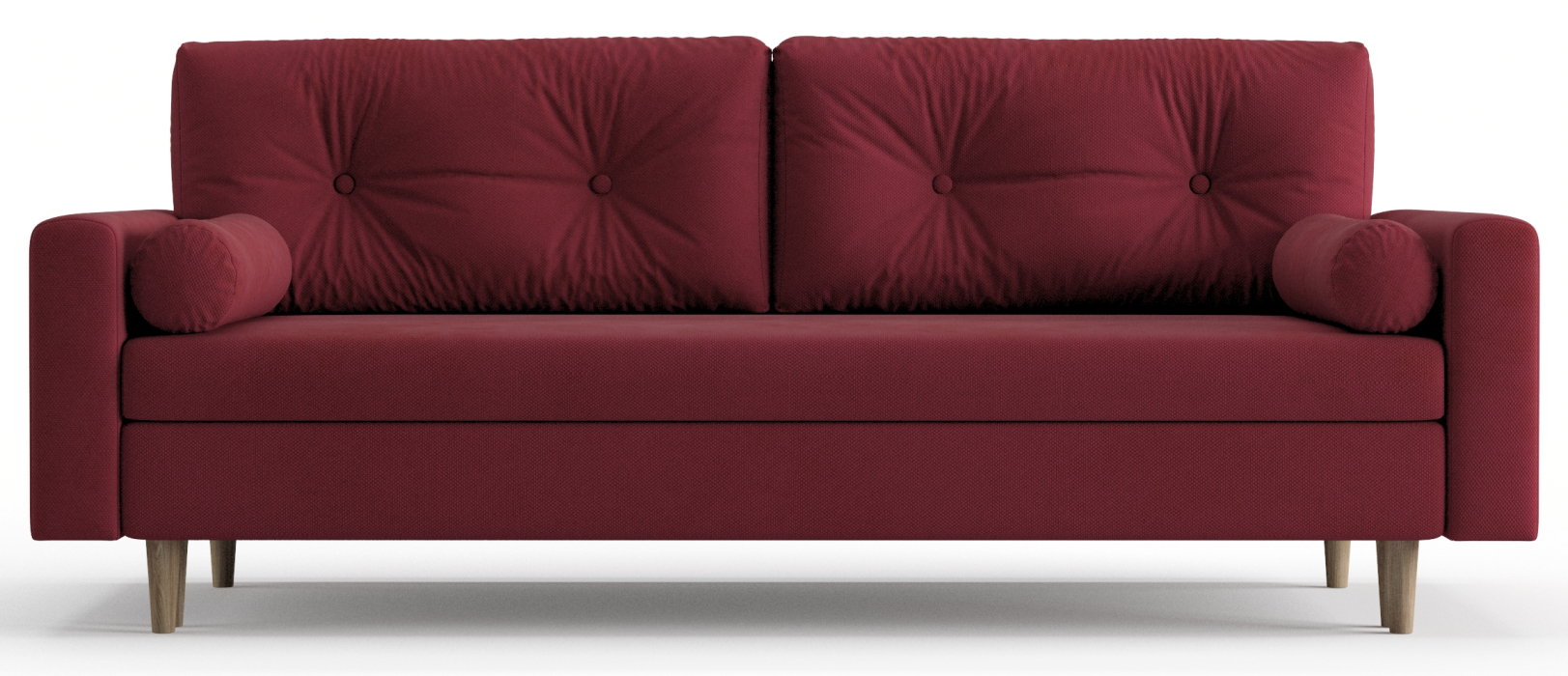 Диваны еврокнижки, Диван-кровать Таврида, пружинный блок, велюр