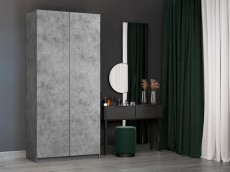 Шкафы двухстворчатые, Шкаф распашной Локер 2-х дверный с полками