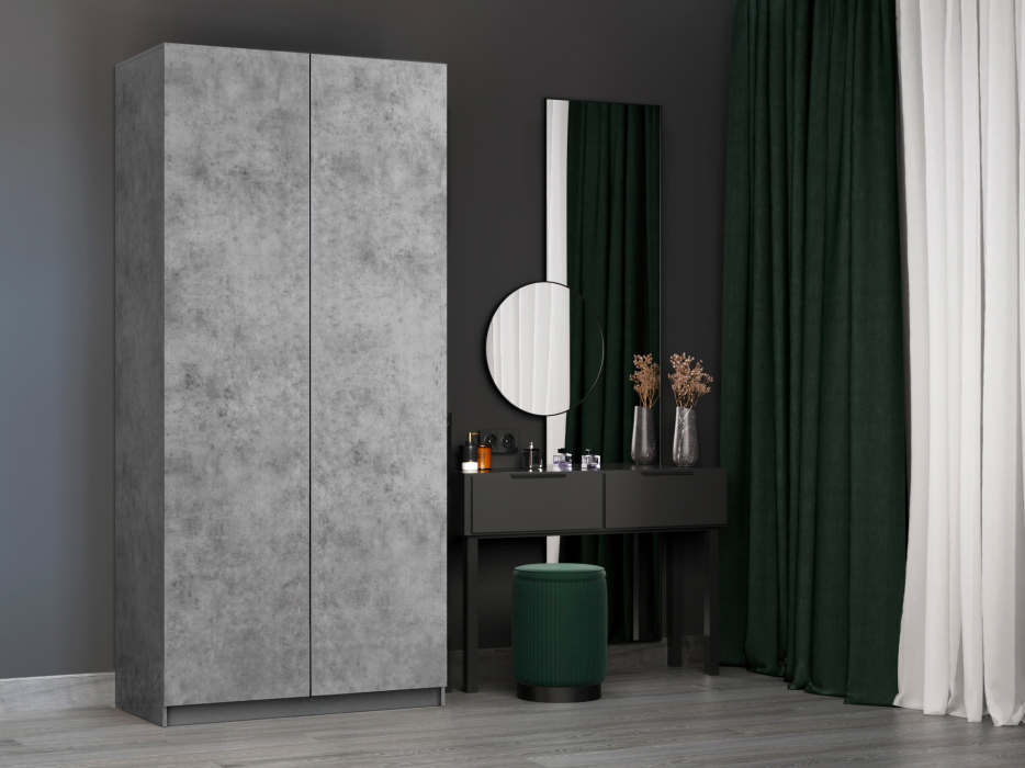 Шкафы двухстворчатые, Шкаф распашной Локер 2-х дверный с полками