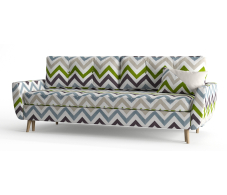 Диваны с ящиком для белья, Диван-кровать Норфолк, независимый пружинный блок, рогожка