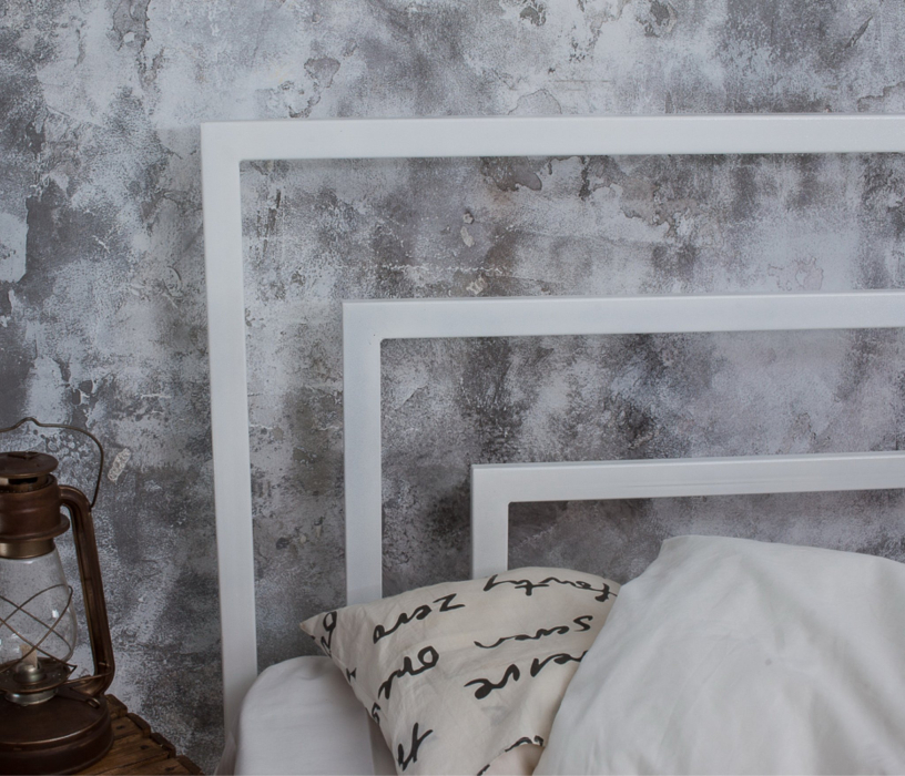 Кровати 160 см, Металлическая кровать Атланта 1.6