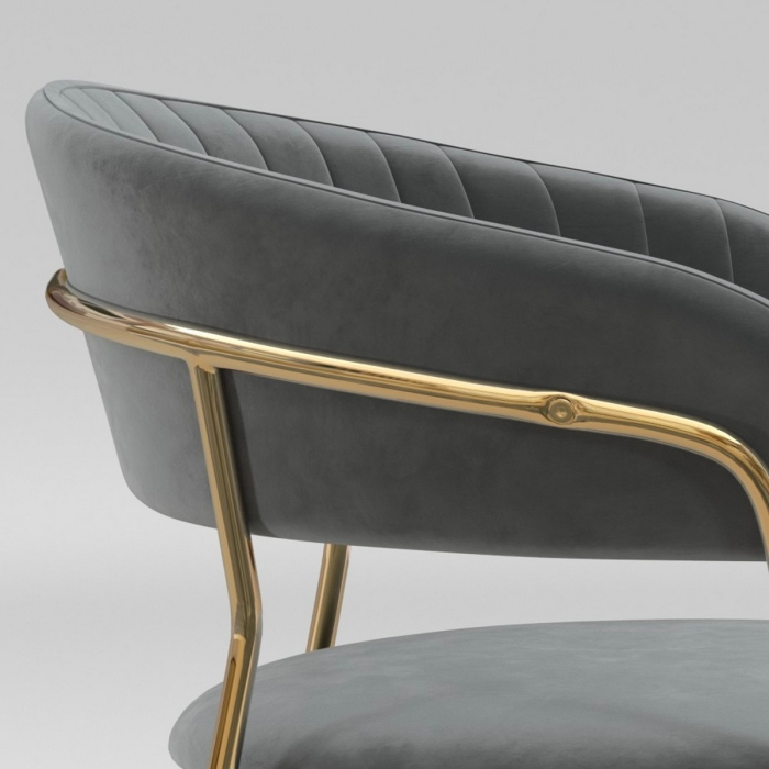 Стулья, Комплект стульев Whispered Fusion, золотой (Комплект 2 шт)