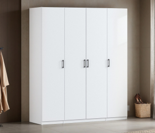 Шкаф четырехдверный Макс 2000 мм, вариант №3 (ЛДСП)