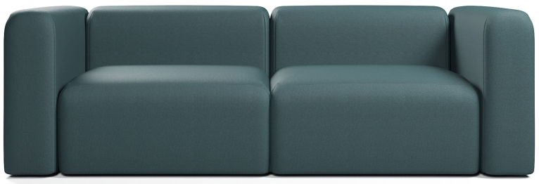 Диван прямой модульный Орион еврокнижка, велюр