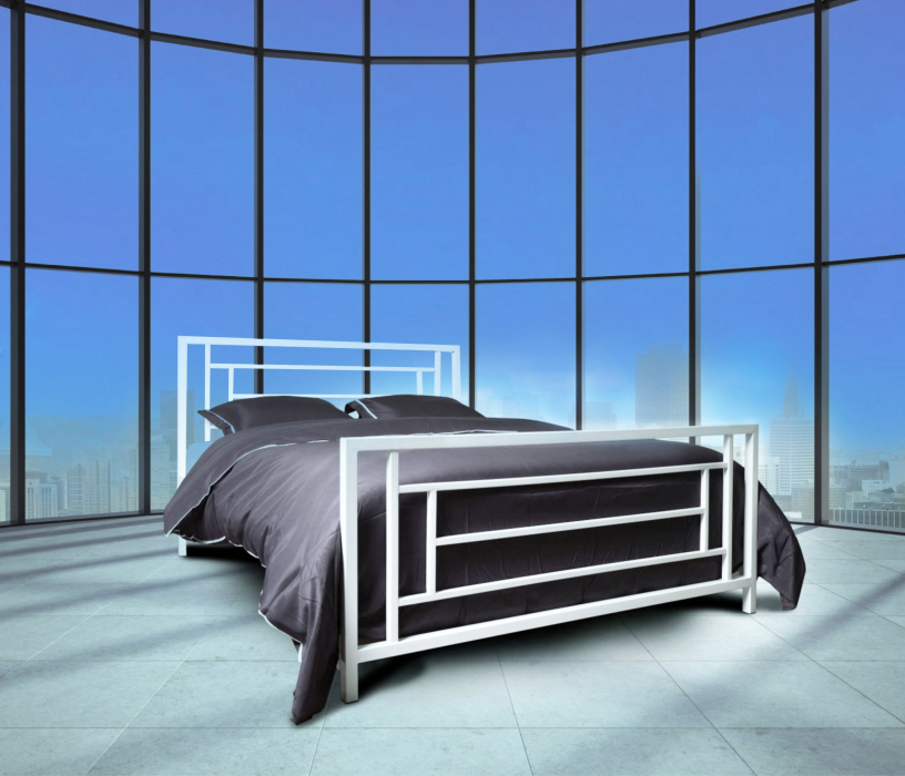 Кровати 160 см, Кровать в стиле лофт Орландо 1.6