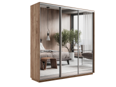 Шкафы-купе, Шкаф-купе Экспресс Экспенс трио 2200 x 2400 x 600