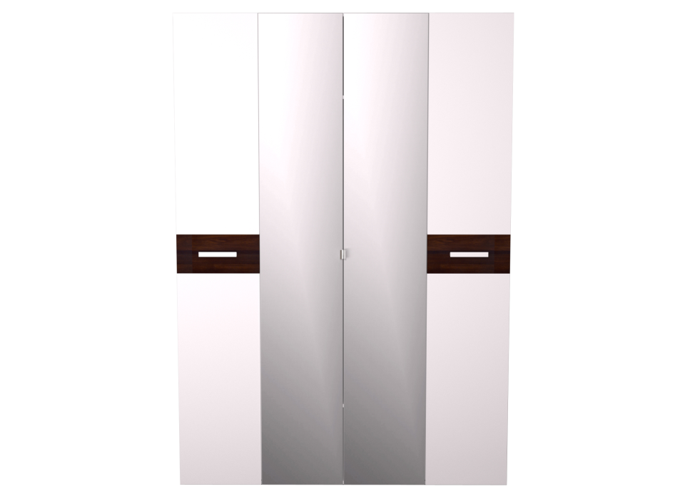 Шкафы распашные, Норвуд 555 Шкаф для одежды и белья 4-дв с/з