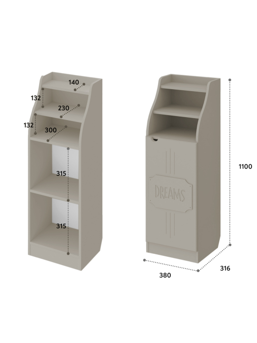 Шкафы распашные, Шкаф ДримСтар ДС-63