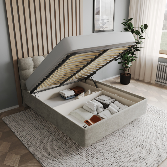 Мягкая кровать, Кровать Prime Soft 140х200 с подъёмным механизмом