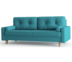 Диван-кровать Belfast, независимый пружинный блок, рогожка