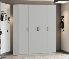 Для одежды, Шкаф четырехдверный Макс 2000 мм, вариант №1 (ЛДСП)