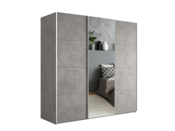 Шкаф-купе Эста ДСП+Зеркало+ДСП 240х66х240