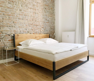 Кровать в стиле лофт Ардено 0.9