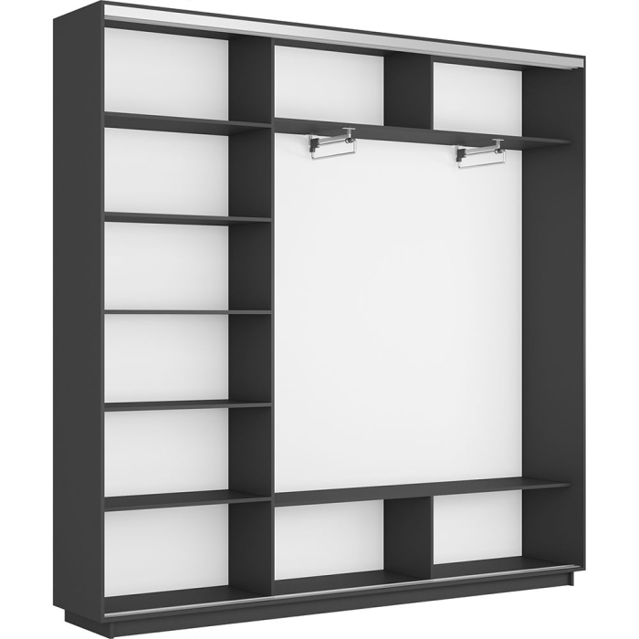 Шкафы-купе 3-х дверные, Шкаф-купе Экспресс 3-х дверный Фотопечать Шары Стекла 240х45х220