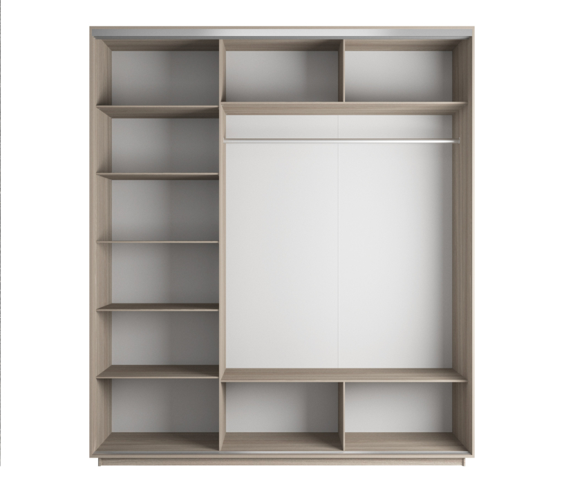 Шкафы-купе, Шкаф-купе Экспресс Элемент трио 2400 x 1800 x 600