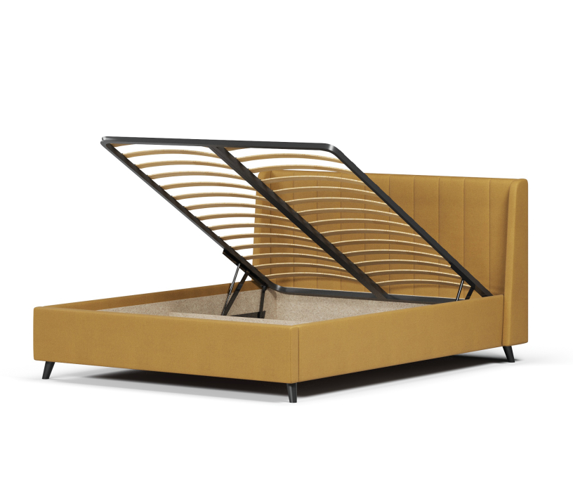 Мягкая кровать, Кровать Милла 160, велюр