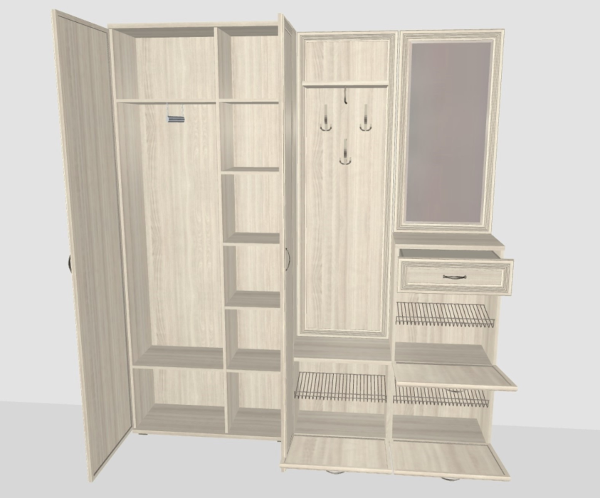 Прихожие, Прихожая Карина ПК-1001