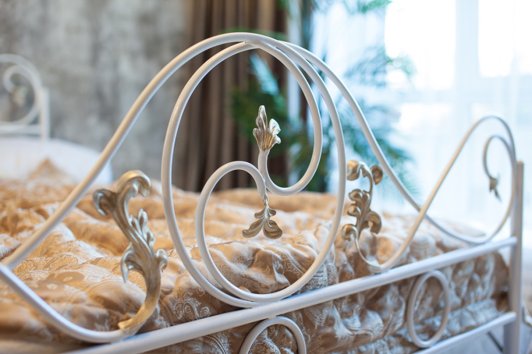 Кованые кровати, Кованая кровать Венеция 1.4 с одной спинкой