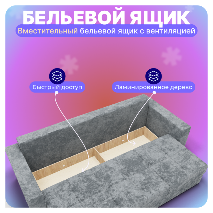 Диваны прямые, Прямой диван Рио, ППУ, Симпл