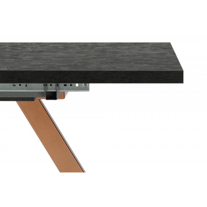 Обеденные столы, Деревянный стол Райн 32 116(160)x77 (медные ноги)