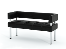 Офисные диваны, Офисный диван бизнес п-образный 100см