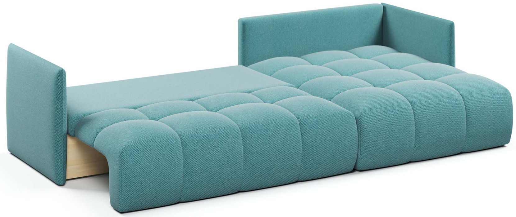 Диваны угловые, Диван угловой Лагуна еврокнижка, велюр