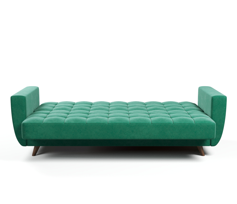 Диваны с ящиком для белья, Диван-кровать Корсика, книжка, велюр