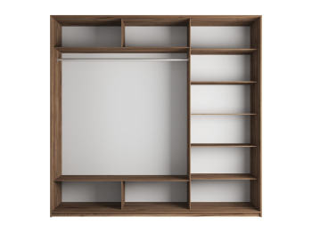 Шкаф-купе Прайм 3-х дверный ДСП/Стекло белое/Доводчики 180х57х230