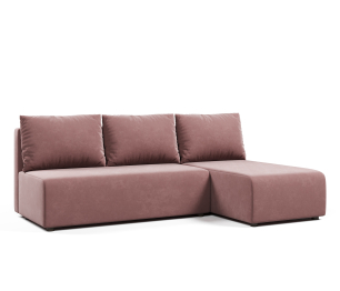 Угловой диван-кровать Каир (Комо, Крит), велюр
