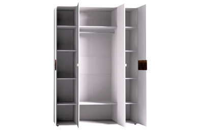 Норвуд 555 Шкаф для одежды и белья 4-дв с/з