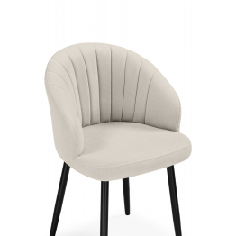 Стул на металлокаркасе Бэнбу некрутящийся marseille (чёрный)