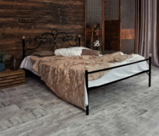Кованые кровати, Кованая кровать Флоренция 1.8 с одной спинкой