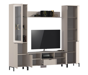 Набор для гостиной Турин Кашемир серый/МДФ Кашемир