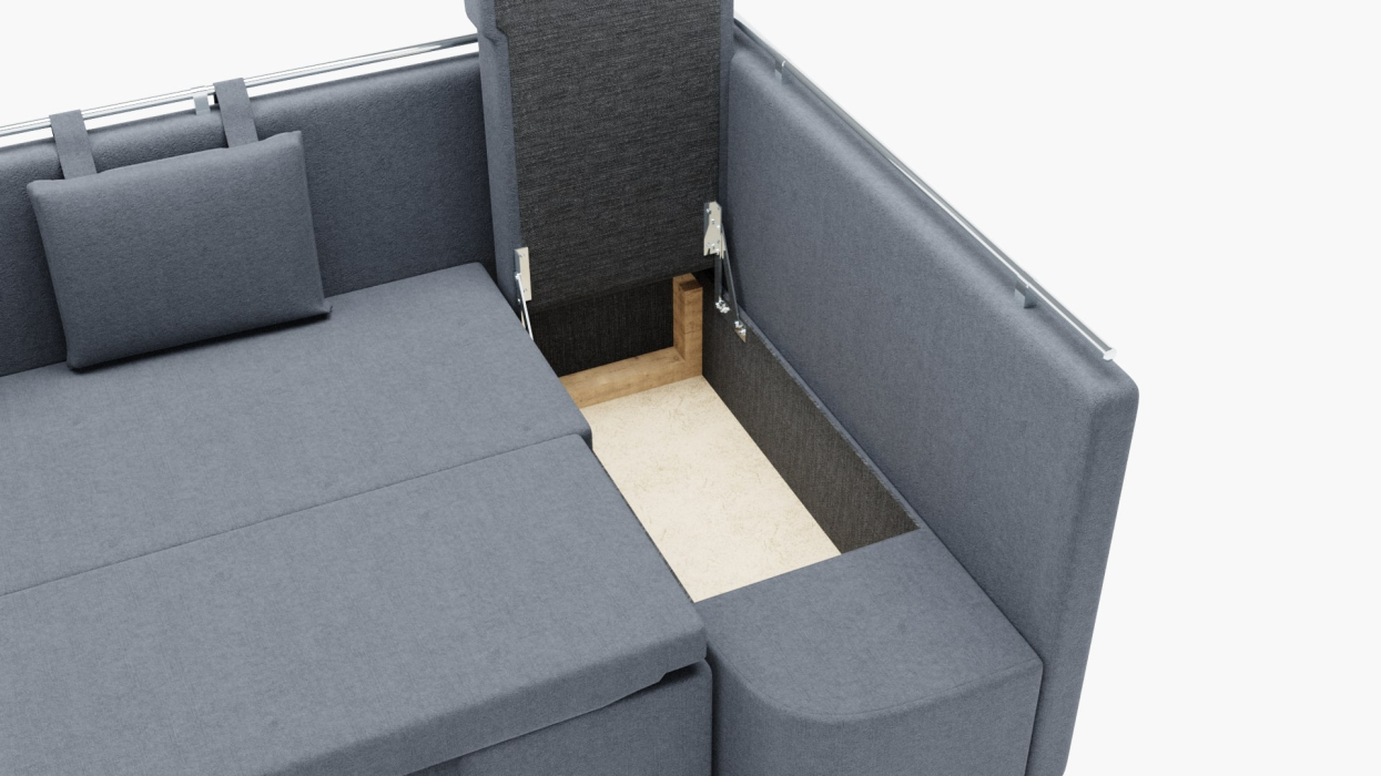 Кухонные уголки, Кухонный уголок Париж-1 со спальным местом