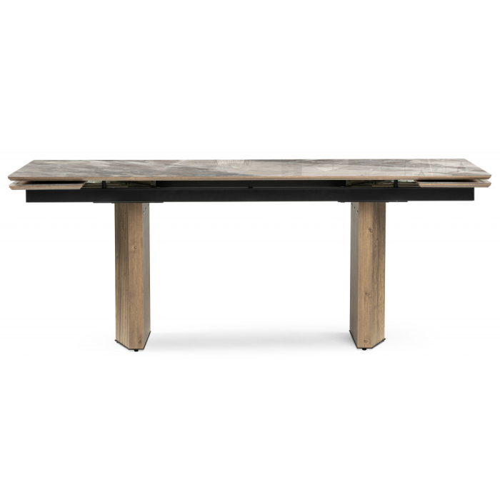 Обеденные столы, Стеклянный стол Монерон 200(260)х100х77