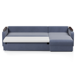 Диван-кровать угловой Марракеш дельфин,велюр