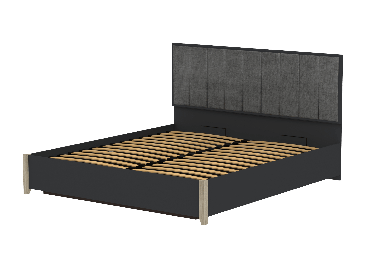 Модульная система AURELIO (модуль 307) Кровать Люкс 1600 + орт.осн.