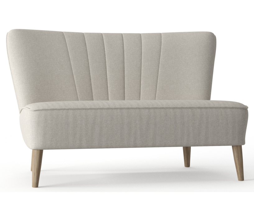 Дизайнерские диваны для гостиной, Диван прямой Зола, Рогожка