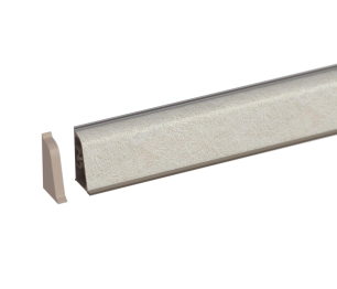 Плинтус для столешниц "Lino Bianco" 3м LB-37-467 KORNER