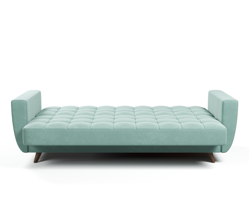 Диваны с ящиком для белья, Диван-кровать Корсика, книжка, велюр