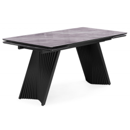 Стеклянный стол Вейв 140(200)х80