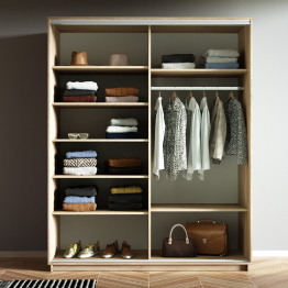 Шкаф-купе Экспресс 2-х дверный Фотопечать Шелк Стекла 160х60х220